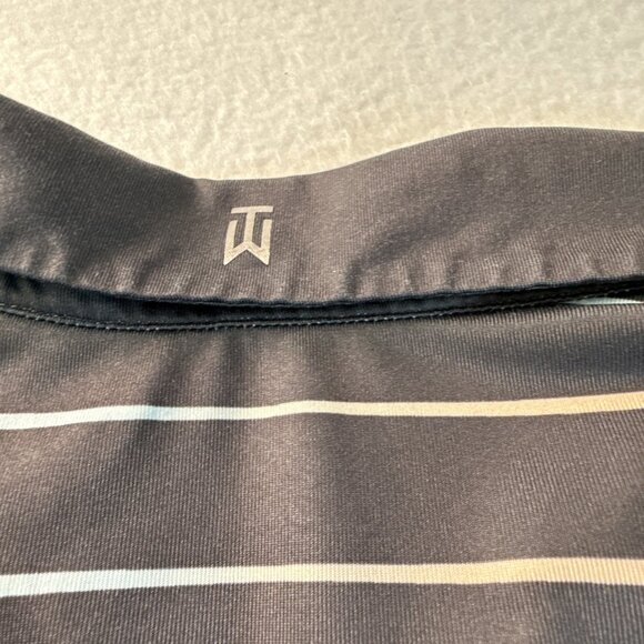 Nike Dri Fit Tiger Woods‎ Golf Polo Shirt Mens Large Short Sleeve Multi Color - Picture 9 of 11